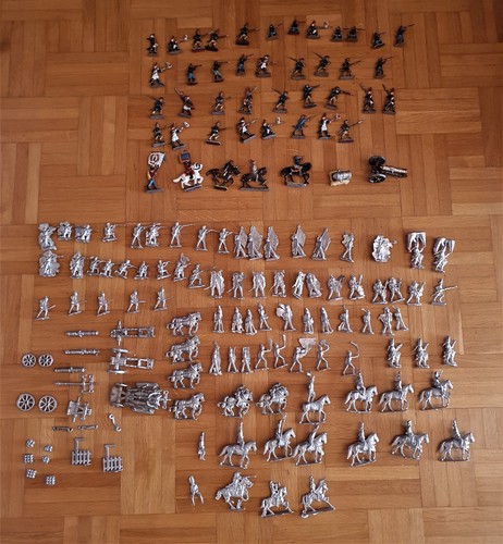 Großes zinnfiguren konvolut - großes,