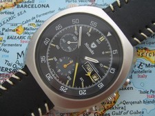 NIVADA AUTOCHRON LEMANIA CHRONOGRAPH - REHAUT BEZEL - OVERSIZE - SAMMLERSTÜCK