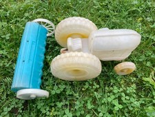 DDR Traktor mit Anhänger, Spielzeug - bespielt, gebraucht