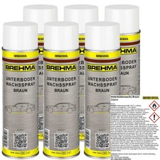6x BREHMA Unterbodenwachs