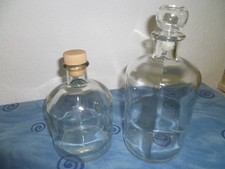 Glasflasche (1000ml/700ml) mit Korken