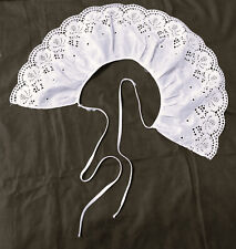 ELEGANTER KRAGENEINSATZ STEHKRAGEN WEISS, Außen Ø 45 cm, Innen Ø 17 cm . . .