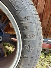 4 Winterreifen 205 55 r16 auf ALU für Audi A4.