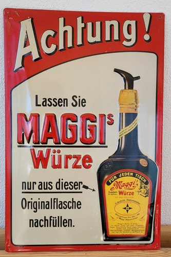 Blechschild maggi - -,