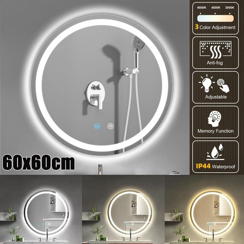Led badspiegel ø60cm mit - Ø60cm,