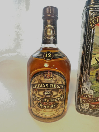 Chivas regal scotch whisky - whisky,
