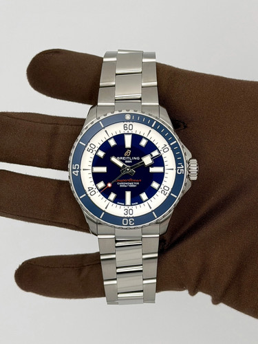 Breitling superocean 42mm blue - superocean,