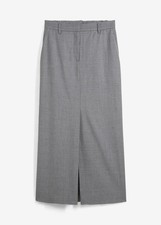 Maxirock Gr. 46 Grau Damen-Rock Maxirock Freizeitrock Skirt Neu