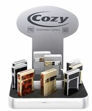 COZY Poseidon Premium Feuerzeug, 5 Motive edel Deluxe Gasfeuerzeug Softflame 