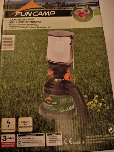 Gas lampe campinglampe - lampe,