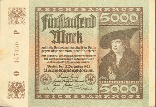 Deutschland banknote 5000 - deutschland,