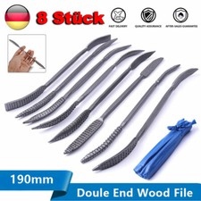 8x Raspel Feile für Holz