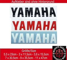 1x Yamaha Motorrad Auto Logo Aufkleber Sticker Autocollat Étiquette Decal