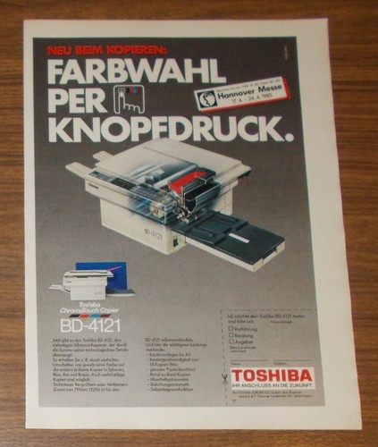 Seltene werbung toshiba - werbung,