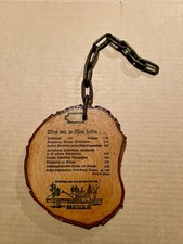 DDR HOLZ SPEISEKARTE KONSUM