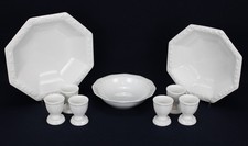 9x Rosenthal Maria Weiss Schale Schälchen Eierbecher Servierschale Eier Becher