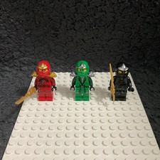 LEGO Ninjago Figuren Set | Kai, Lloyd & Cole mit Waffen | guter Zustand