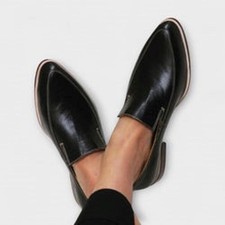 Junina - Schwarze Loafer mit