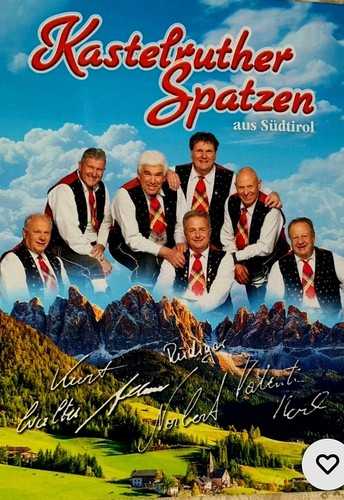 Kastelruther spatzen autogramm - kastelruther,