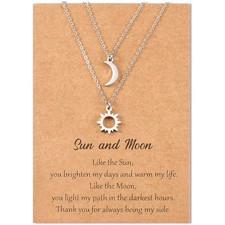 Sonne mond halskette - mond,
