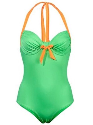 Badeanzug grün 34b damen - badeanzug,