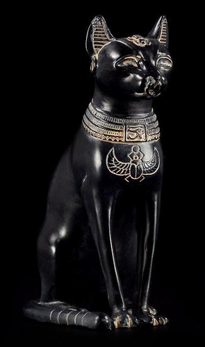 Bastet figur klein schwarz - figur,