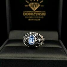 College Ring Class 01 Weißgold 10 K 416 / 1000 Haughten High [ 056436 ]