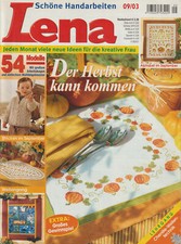 Lena - Schöne Handarbeiten - Ausgabe 09/2003 - Der Herbst kann kommen -Neuwertig