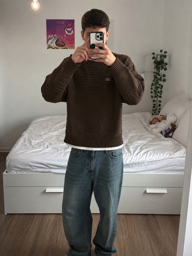 Lacoste vintage strickpullover - lacoste,