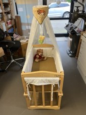 Baby Anstellbett von“Roba“ 3 In 1 - Anstellbett - Bett - Wiege aus Holz
