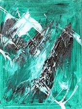 'Reflecting about today' Acryl