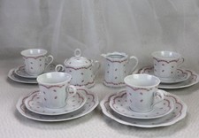 Schirnding Bayern Kaffeeservice · Porzellantassen & Untertassen mit Kuchenteller