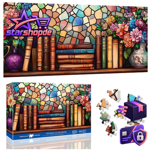 Bücher puzzle 1000 teile - puzzle,