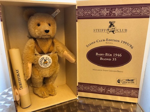 Steiff club teddy replika - club,