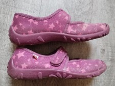 Elefanten Mädchen Hausschuhe "Peggy" Gr.32,Lila, Sterne ✨ Glitzer