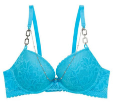 Damen mit zierkette - mit, blau