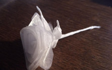 30 x Organza Stoffrose Satin