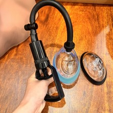 Brust vergrößern Vakuumpumpe für Frauen Woman Enlager Vakuum 2 Saugtasche Pumpe