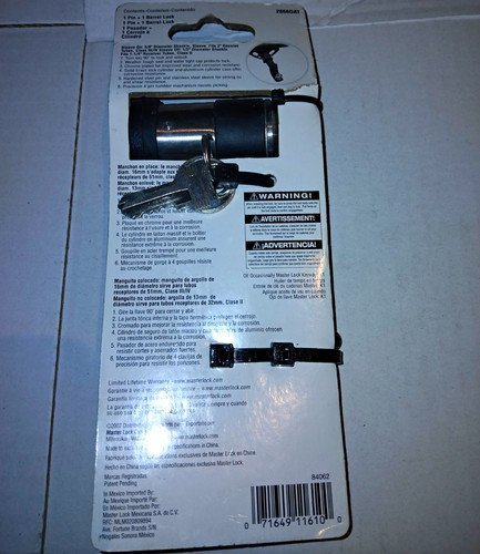 Master lock knaufzylinder - lock,