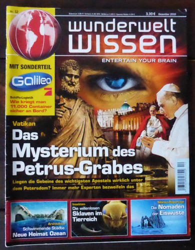 Zeitschrift wunderwelt wissen - zeitschrift,
