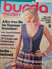 Burda  moden  Vintage  Schnittmuster Schnittmusterheft Damen