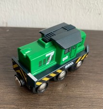 BRIO World Batterie-Frachtlok, grüne Batterie-Lok (ohne Batteriefachdeckel)