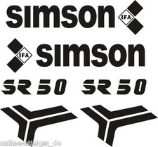 Simson sr50 aufkleber set - simson,