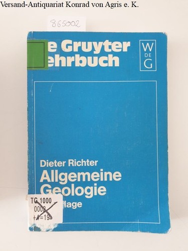 Allgemeine geologie richter - allgemeine,