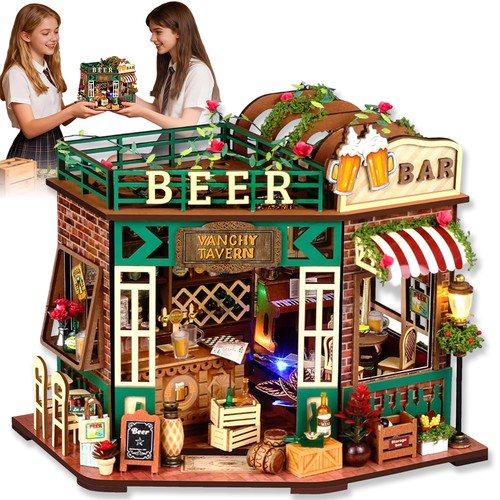 Miniatur holz pub - miniatur,