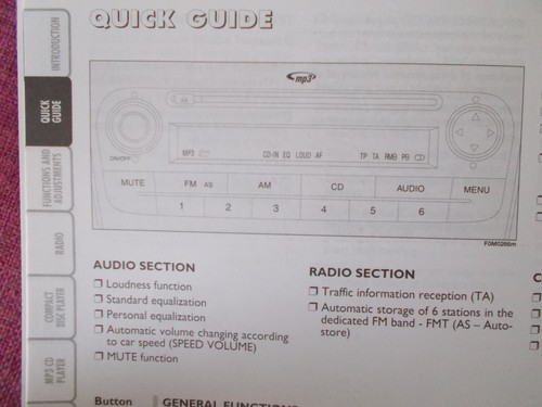Fiat grande punto radio - grande,