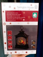 Beleuchtete Wasserkugel Laterne - Schneelaterne Batteriebetrieben Schneeman