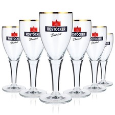 6x Rostocker Bier Glas
