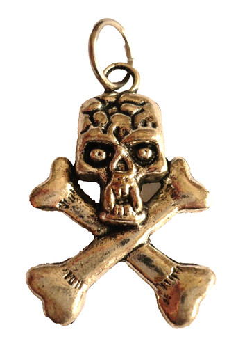 Totenkopf mit knochen - mit,