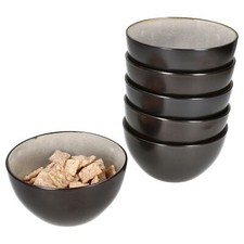 6x Reactive Glaze Dark Cement